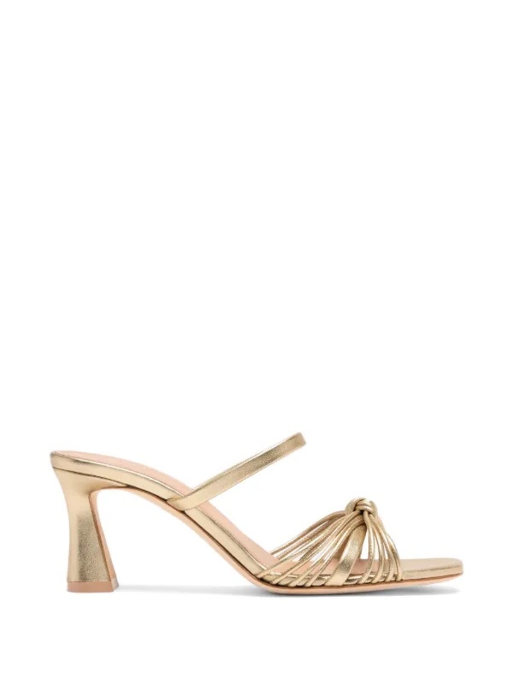 Malone Souliers Metallic Gold Knotted Strappy Heels - Picture 12 of 12